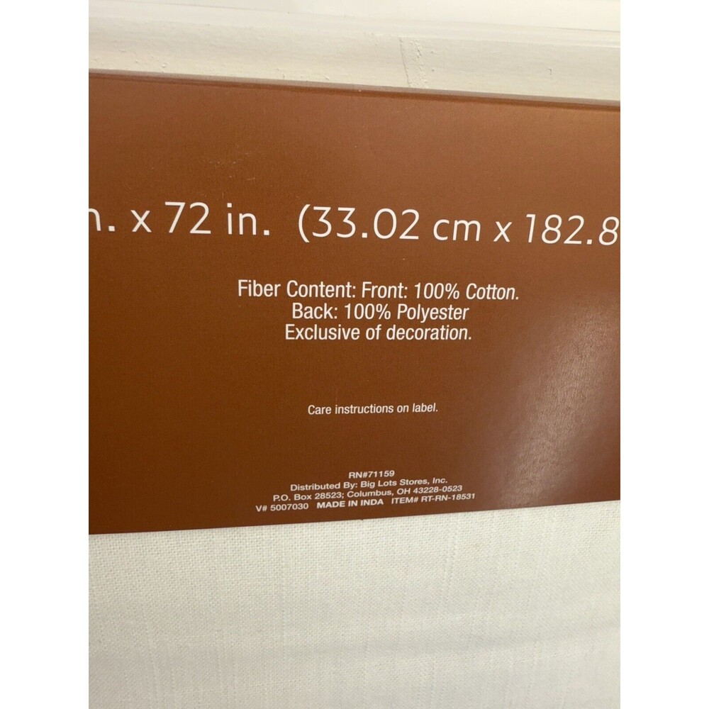 Harvest table runner Fall/Thanksgiving Features pumpkins 13 in. x 72 in - Picture 7 of 8